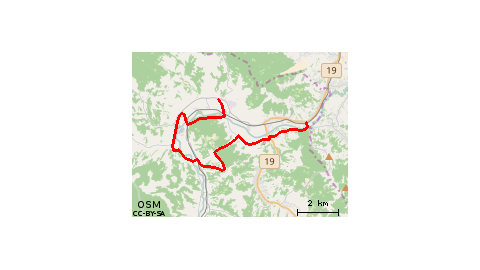 Trasa Bukowa koło Czudca