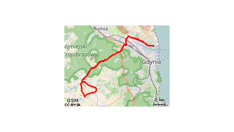 Gdynia-Łężyce-koleczkowo-Bjano-Gdynia