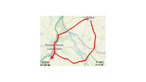 Lubawa-Kurzętnik-Mroczenko-Grodziczno-Lubawa