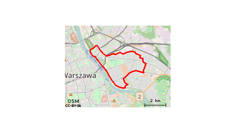 Dookoła Saskiej Kępy.