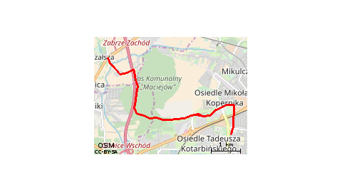 Zabrze Multikino - Ziemięcice Rozdroże