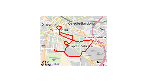 Po Gliwicach w Słoneczne Popołudnie