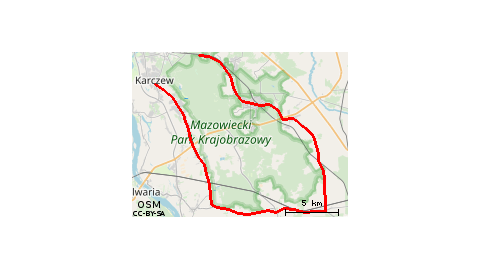 Karczew -Jaźwiny-Karczew