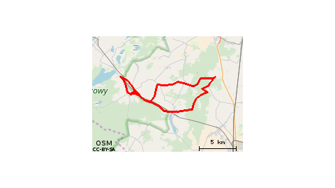 Boszkowo-Letnisko - Włoszakowice - Adamowo - Boguszyn - Radomicko - Błotkowo - Krzycko - Włoszakowice - Ujazdowo 