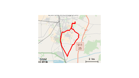 Ostrów Przygodzice Wysocko Ostrów