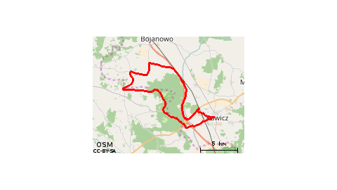 Rawicz-Sułów Wielki-Sułów Mały-Ciechnów-Trzebosz-Pakówka-Rawicz