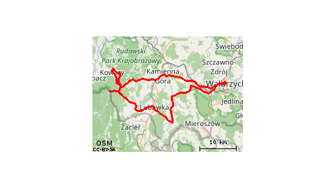 Wałbrzych - Kowary - Lubawka - Krzeszów