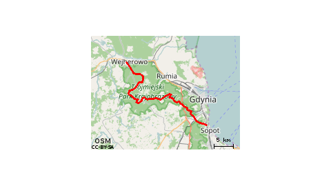 Czerwony szlak turystyczny  Wejherowski