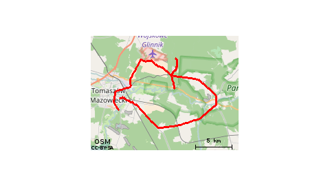 Tomaszów Mazowiecki  - Brzustów - Królowa Wola