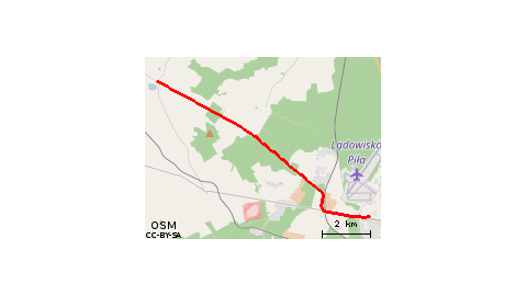 Zielony szlak rowerowy Pl-7005z