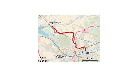 Pyskowice PKP - Zabrze Multikino