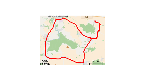 Juszczyn - Środa Śląska - Kulin - Juszcz