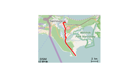 Warszów - falochron na Zalewie Szczecińs