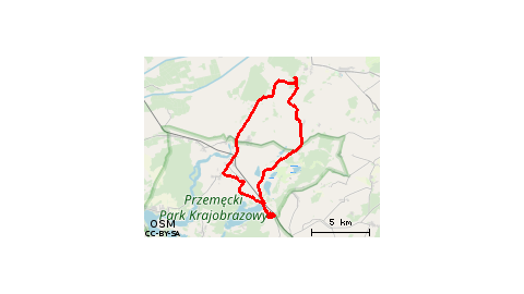 Boszkowo-Letnisko - Ujazdowo - Boszkowo-Letnisko - Boszkowo - Bucz - Bucz Nowy - Kluczewo - Siekowo - Wieża Siekowo - Siekówko - Przemęt - Błotnica - Radomierz - Starkowo - Boszkowo-Letnisko - Ujazdowo 