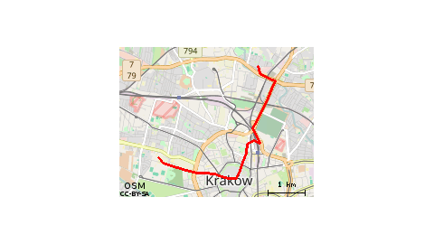 Kraków ul. Turystyczna - ul. Reymonta 27