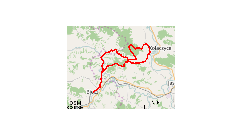 Biecz - Liwocz - Biecz