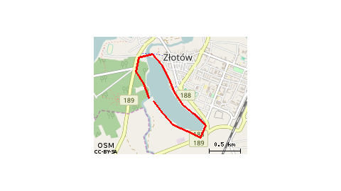 Złotów - promenada