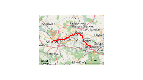 Katowice - Chorzów - Bytom - Gliwice