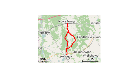Nowy Tomyśl - Jabłonna - Wolsztyn