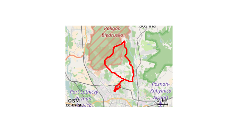 Poznań-Biedrusko-Morasko-Poznań