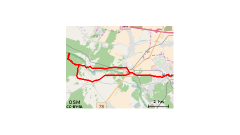 Knurów - Kuźnia Nieborowska - Pilchowice
