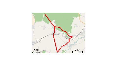 Łowkowice - Bory Niemodlińskie - Łowkowice