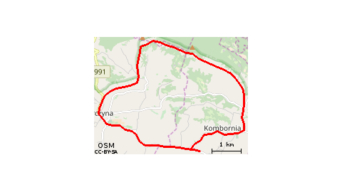 Kombornia - Punkt Widokowy - Korczyna - Kombornia