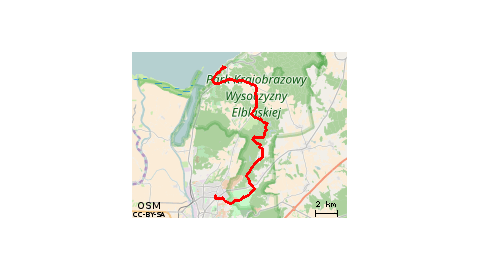 Niedokończona Trasa Green VELO DO TOLKMICKA Dzień 1 Niedokończona 