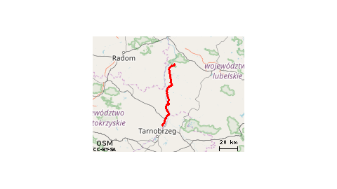 Kazimierz Dolny -Sandomierz 20.08.2017 06:52 