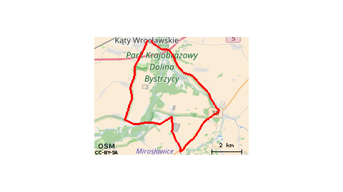 Kąty Wrocławskie-Gniechowice-Kąty Wr.