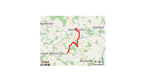 Green Velo Lidzbark Warmiński  - Bartoszyce 