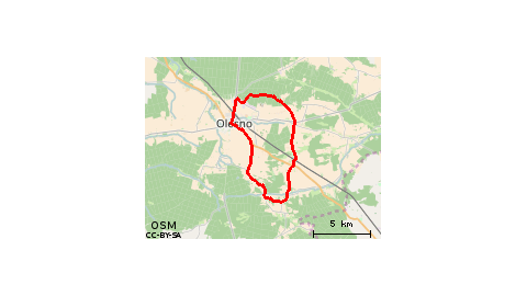 Półksiężycem Olesno