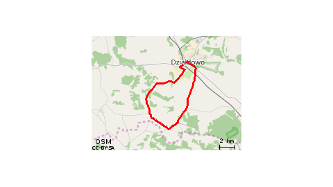 Działdowo - Rywociny - Księży Dwór