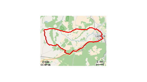 Lębork  - Nieckowo - Gorzyno - Lębork