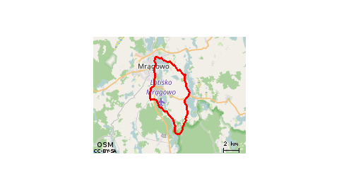 Mrągowo-Czerwonki-Probark-Wierzbow