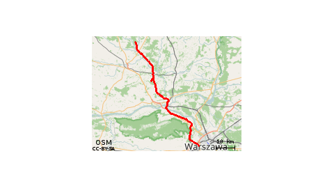 Warszawa - Grunwald - Działdowo