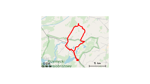 Boszkowo-Letnisko - Boszkowo - Starkowo - Błotnica - Przemęt - Siekówko - Siekowo - Kluczewo - Sączkowo - Bucz - Boszkowo - Boszkowo-Letnisko - Ujazdowo 