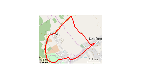 Dziećmorowice - Rusinowa (pętla)