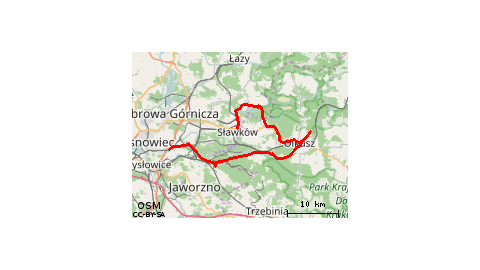 Sławków - Rabsztyn - Sosnowiec