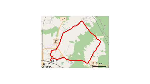 Żary -Złotnik-Olszyniec-Marszów-Żary