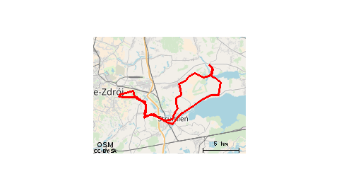 Bzie Górne - Jarząbkowice - Strumień - Wisła Mala - Brzeźce - Wisła Wielka - Strumień - Jarzabkowice - Bzie Górne 
