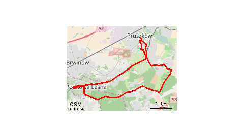 Pruszków-Strzeniówka-Podkowa-Pruszków