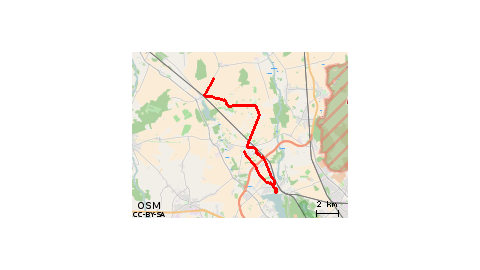 Lulinek - Pamiątkowo -Żydowo -Rokietnica - Kiekrz - Starzyny - Rokietnica