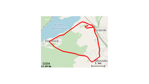 Boszkowo-Letnisko - Włoszakowice - Dominice - Ujazdowo - Boszkowo-Letnisko 