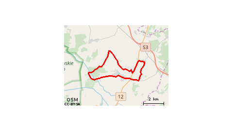 Połówki wokół Radwanice.