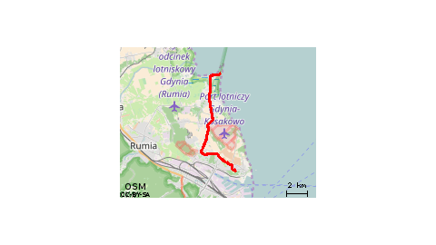 Gdynia Oksywie - Rewa - Gdynia Oksywie