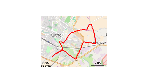 Kutno, Malina, Grunwaldzka, Łąkoszyńska.