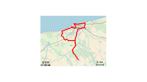 Zieleniewo -Chwarzno -Grzybowo -Kołobrzeg -Zieleniewo