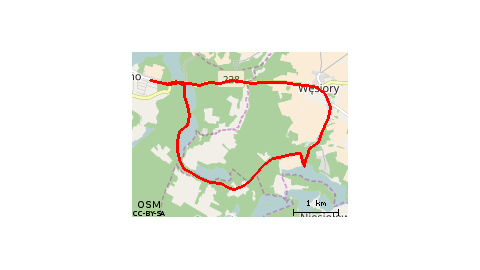 Sulęczyno - Węsiory - Sulęczyno 