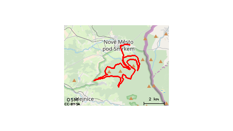 Singltrek pod Smrekem